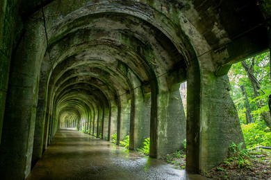 新潟 神殿 ゲーム 廃線跡 廃墟