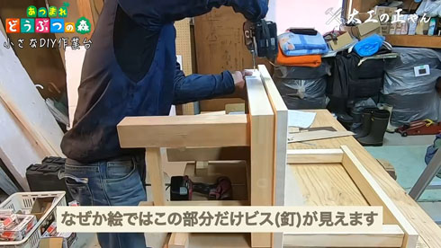 小さなDIY作業台