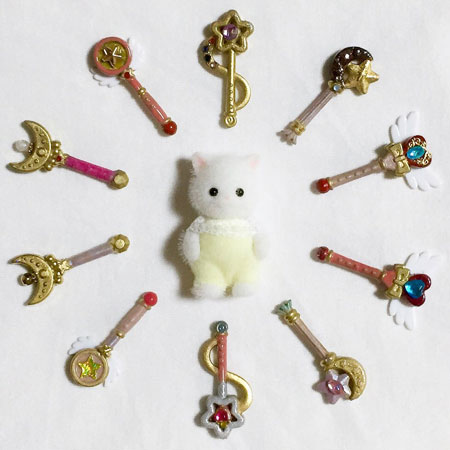 100均 魔法のステッキ お弁当 ピック 加工 塗装 アイデア シルバニア