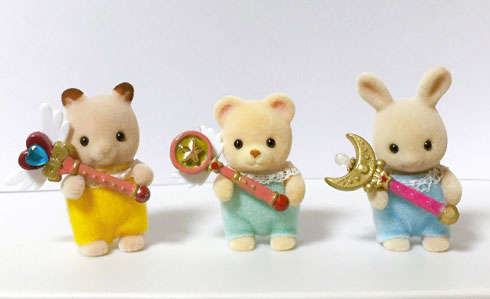 シルバニア　お弁当ピック ビスケットクマのきょうだい -ピクニックランチセット