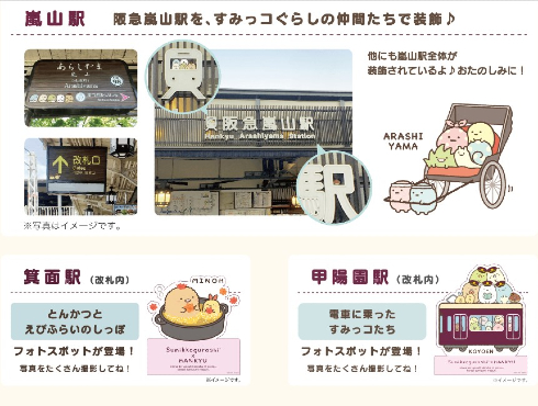 すみっコぐらし×阪急コラボ