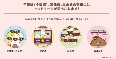 すみっコぐらし×阪急コラボ