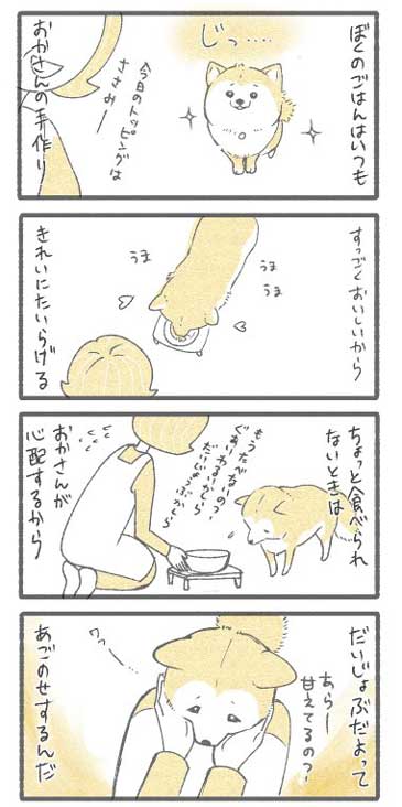ぼくとおかさん 漫画 犬 あたちたち