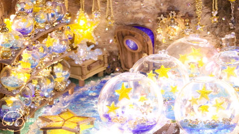 ミニチュア きれい かわいい お店 ハンドメイド 架空の街 小さな夢の街 39Ri