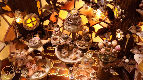 ミニチュア きれい かわいい お店 ハンドメイド 架空の街 小さな夢の街 39Ri