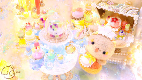 ミニチュア きれい かわいい お店 ハンドメイド 架空の街 小さな夢の街 39Ri