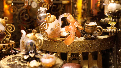 ミニチュア きれい かわいい お店 ハンドメイド 架空の街 小さな夢の街 39Ri