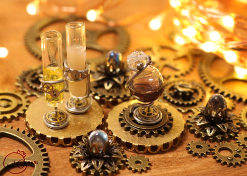 ミニチュア きれい かわいい お店 ハンドメイド 架空の街 小さな夢の街 39Ri