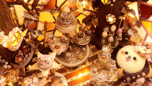 ミニチュア きれい かわいい お店 ハンドメイド 架空の街 小さな夢の街 39Ri