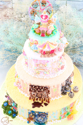 ミニチュア きれい かわいい お店 ハンドメイド 架空の街 小さな夢の街 39Ri