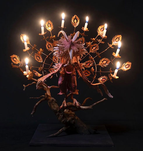 ムラマツアユミ 造形作家 立体 作品 幻想生物 妖怪 甲冑魚