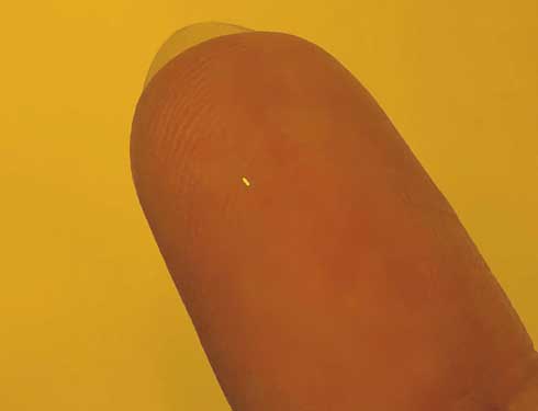 ナノ3Dプリンタ 印刷 極小 戦艦大和 髪の毛 小さい 見えない