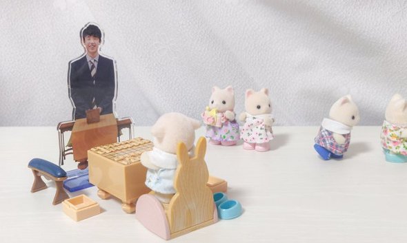 藤井二冠meetsシルバニアファミリー