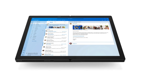 lenovo 有機ELディスプレイ 折りたたみ ThinkPad X1 Fold 変態端末