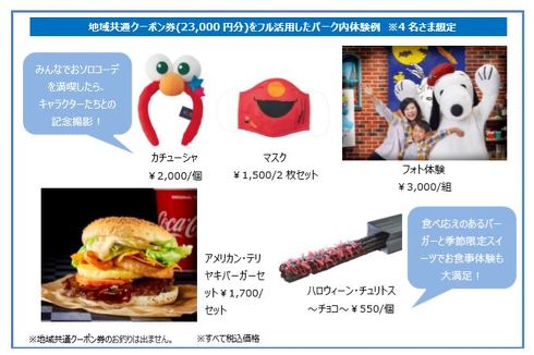 ユニバーサル・スタジオ・ジャパン で地域共通クーポン使用可能に