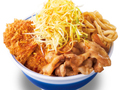かつやの悪魔合体メシ「豚すき煮肉うどんチキンカツ丼」10月発売　肉×肉×炭水化物×炭水化物