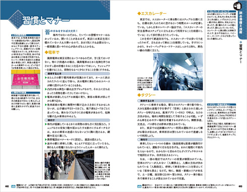 地球の歩き方・東京「習慣とマナー」