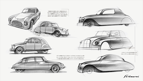 京セラ「Moeye（モアイ）」のコンセプトスケッチ