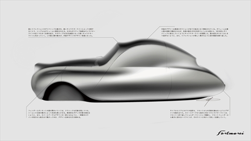 京セラ「Moeye（モアイ）」のコンセプトスケッチ