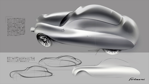 京セラ「Moeye（モアイ）」のコンセプトスケッチ