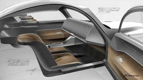 京セラ「Moeye（モアイ）」のコンセプトスケッチ