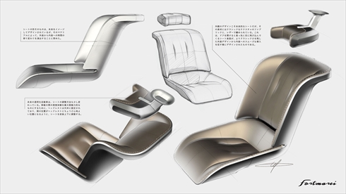 京セラ「Moeye（モアイ）」のコンセプトスケッチ