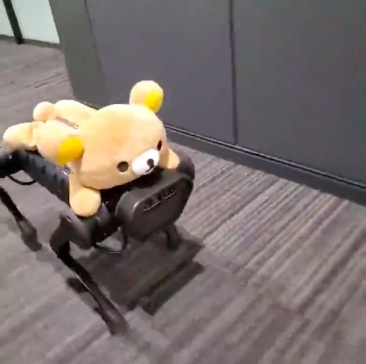 リラックマ 犬型ロボット 機動力