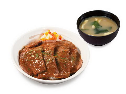 松屋の牛ステーキ丼