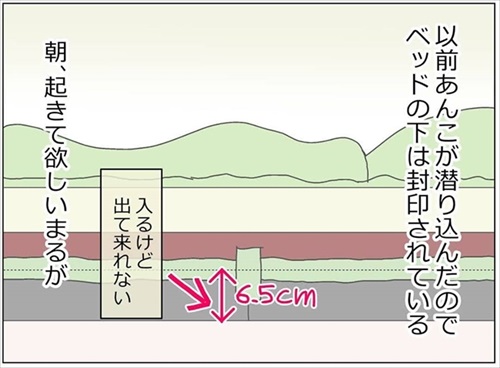 ベッド下の封印を巡る攻防