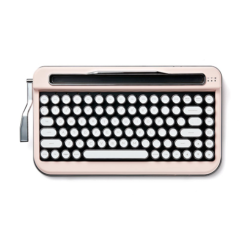 側面レバーをガチャガチャ使える！　タイプライターみたいなワイヤレスキーボード「PENNA KEYBOARD」が発売