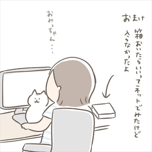 邪魔する猫ちゃんとの攻防