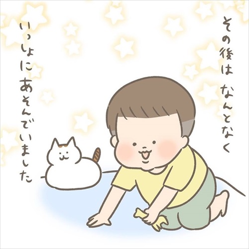 邪魔する猫ちゃんとの攻防
