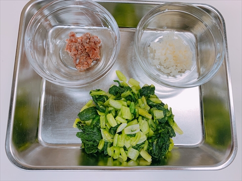 小松菜 おつまみ ヨーグルト