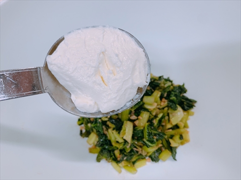 小松菜 おつまみ ヨーグルト