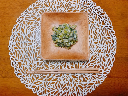 小松菜 おつまみ ヨーグルト