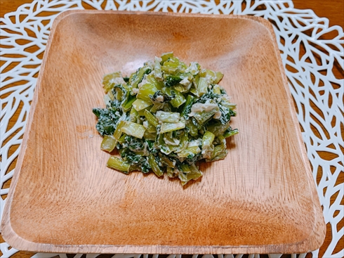 小松菜 おつまみ ヨーグルト