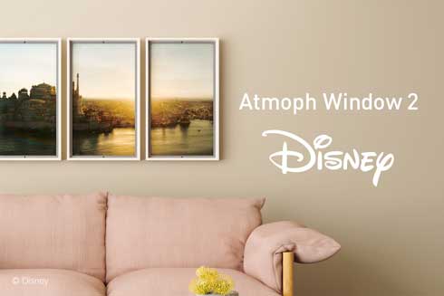 ディズニー 映画 世界 スマート窓 CG 風景 映像 Atmpoh Window 2