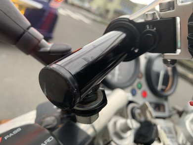 バイク スマホ 手ブレ補正