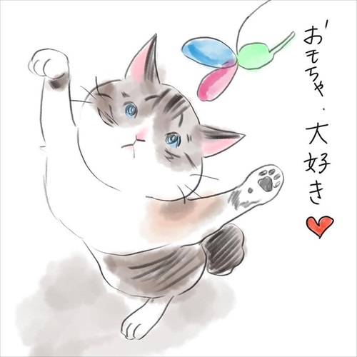 突然かみつく猫ちゃん