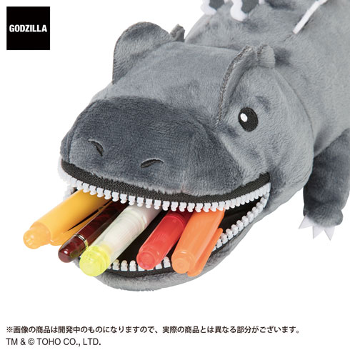 ゴジラ モスラ幼虫 ぬいぐるみ ペンケース プレミアムバンダイ