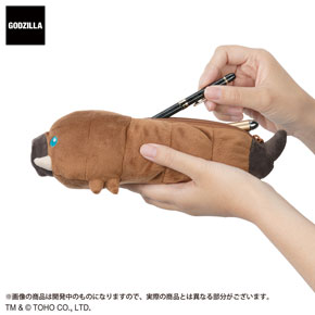 ゴジラ モスラ幼虫 ぬいぐるみ ペンケース プレミアムバンダイ