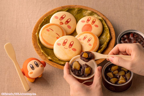 カービィのまんまる手づくり最中 秋 星のカービィ 京都 鶴屋吉信 コラボ 和菓子