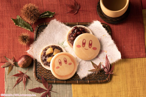 カービィのまんまる手づくり最中 秋 星のカービィ 京都 鶴屋吉信 コラボ 和菓子