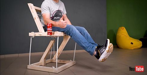 ひょっとして無重力？　宙に浮いているように見えるテンセグリティ構造の椅子がすごい