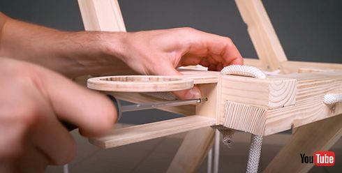 ひょっとして無重力？　宙に浮いているように見えるテンセグリティ構造の椅子がすごい