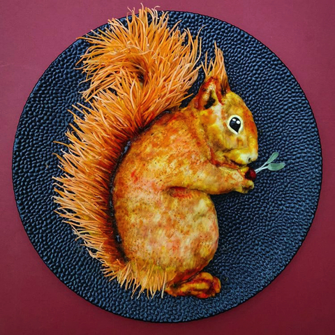 全て食べられるフードアート