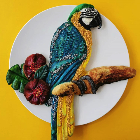 全て食べられるフードアート