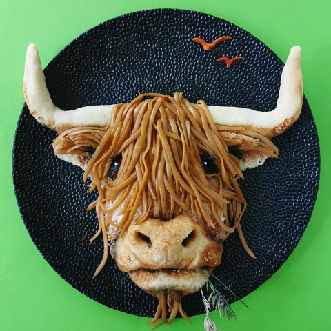 全て食べられるフードアート