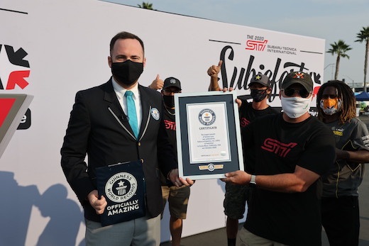 SUBARU ギネス世界記録 スバル パレード