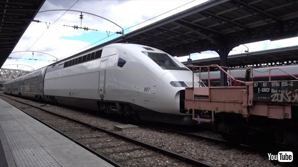 鉄道 動画 YouTube フランス TGV